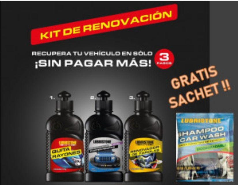 KIT ULTRA RENOVADOR® - 3 Productos que renovarán tu vehículo